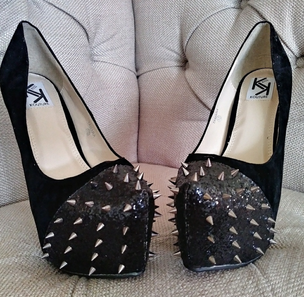 Spiked stilletos